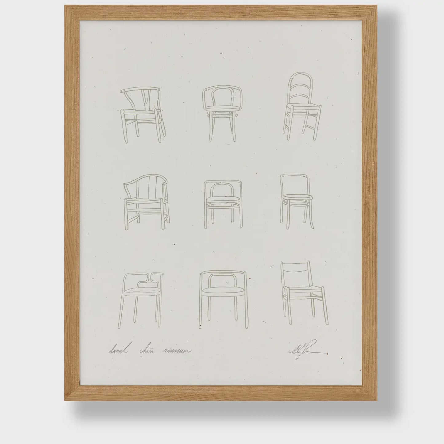 Danish Chair Museum Print